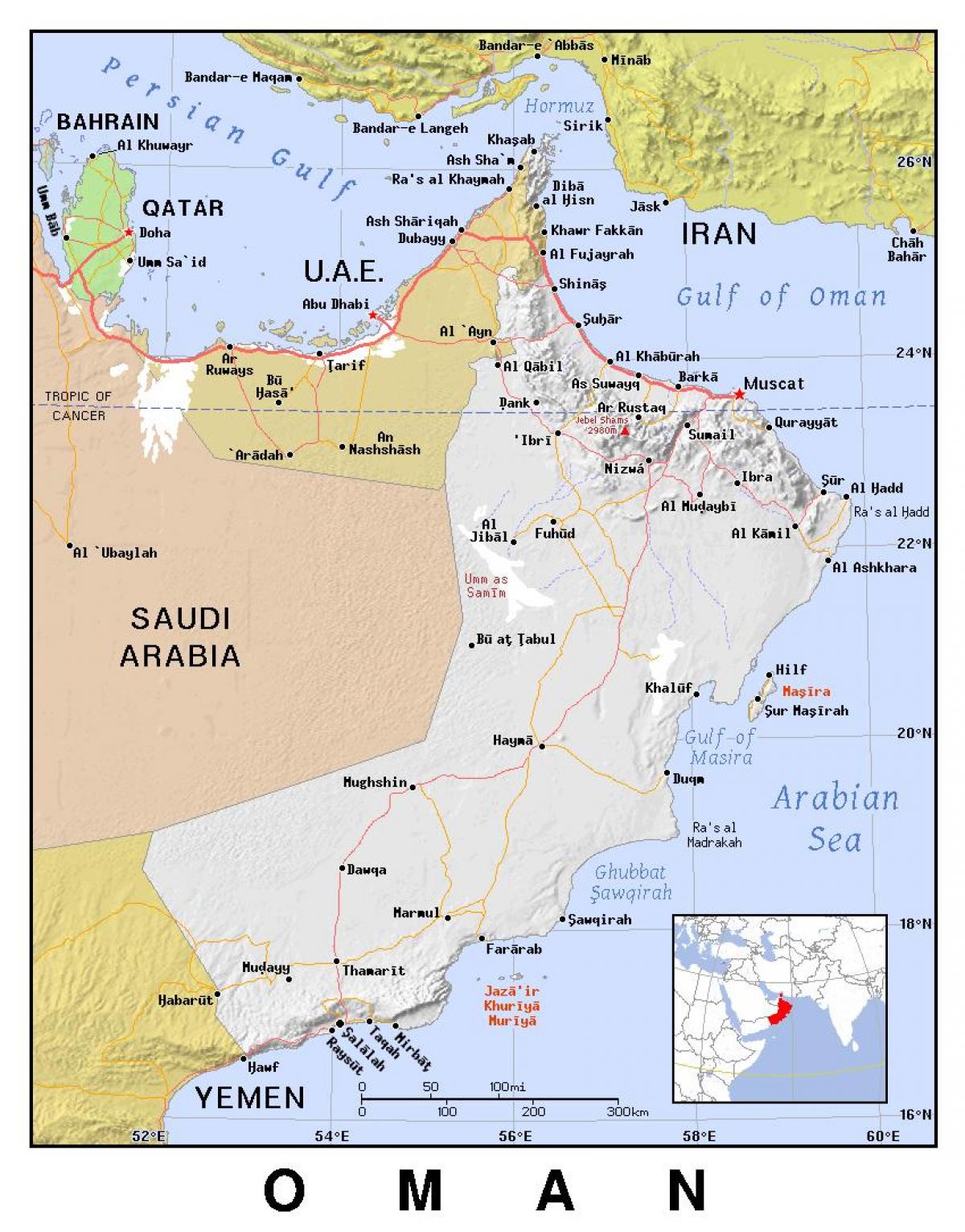 harta Oman politice