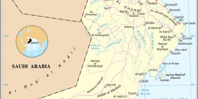 Oman hartă