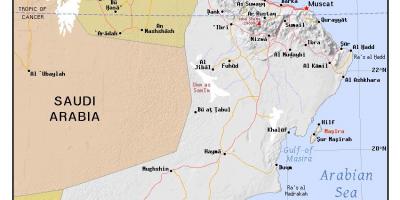 Harta Oman politice